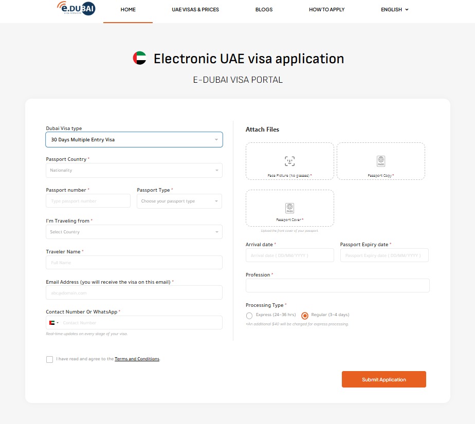 30 Days Multiple Entry Dubai Visa