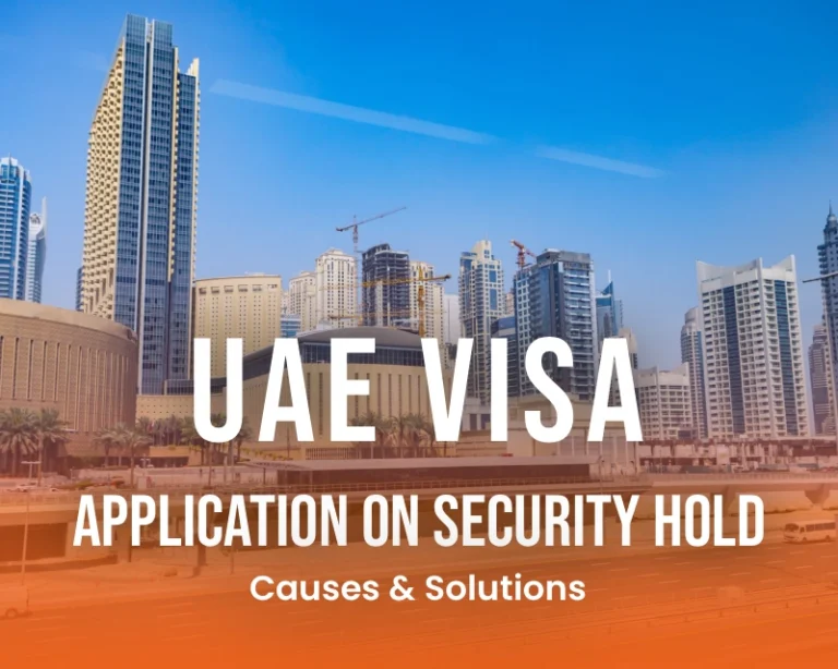 UAE Visa Application on Security Hold Causes Solutions